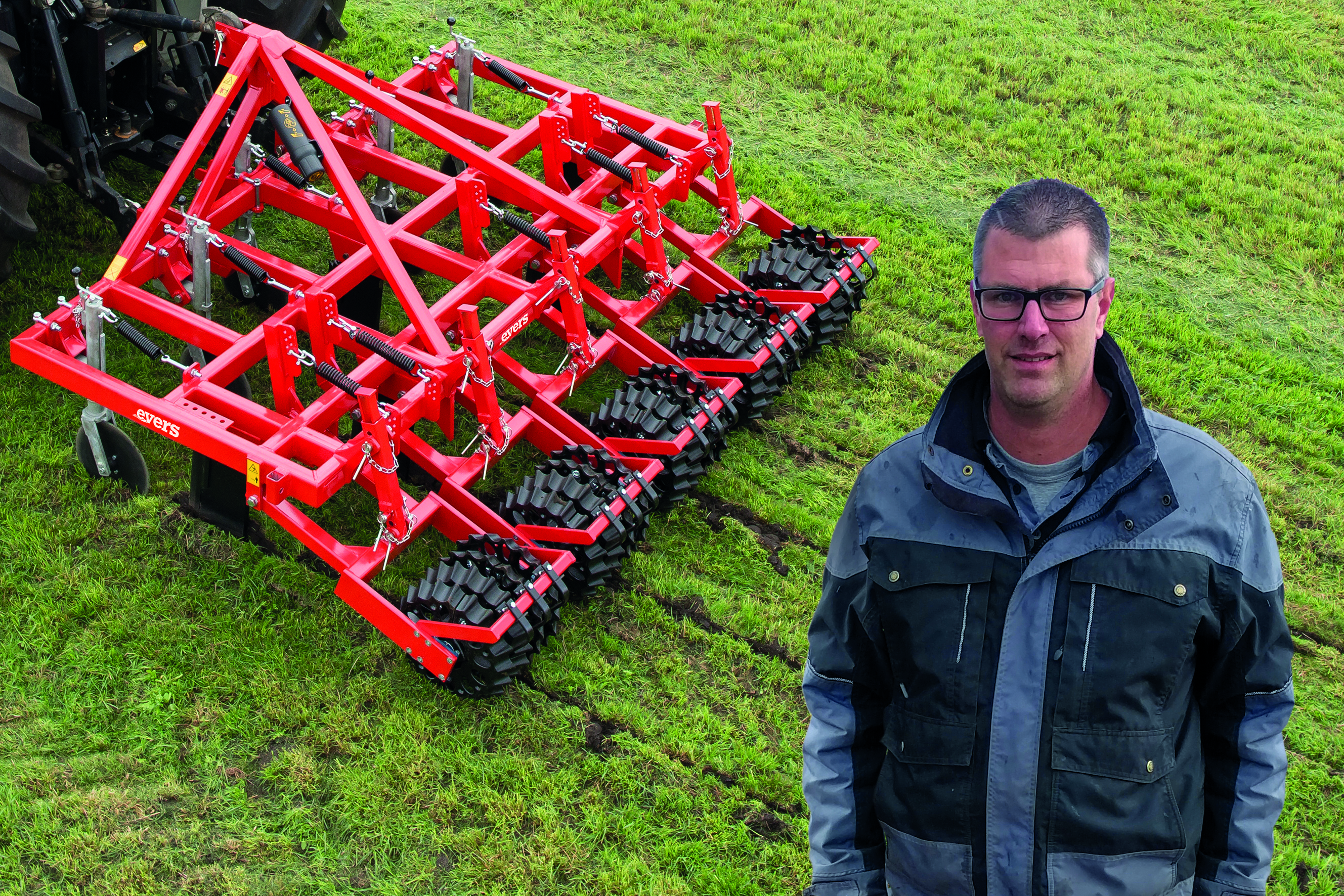 Wilco van de Brink, contractor in the Netherlands:  Evers Grassland subsoiler: more revenue at minimal cost, who wouldn’t want that