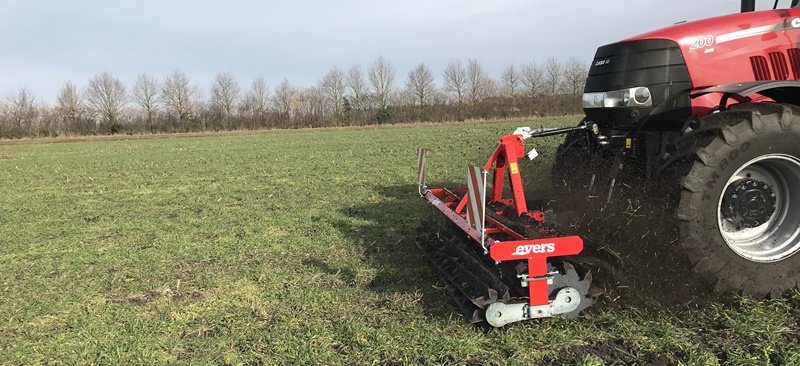 Evers Cutting roller:  effective for maize stubble cultivation and to control the larvae of the corn stalk borer in an environmentally friendly manner