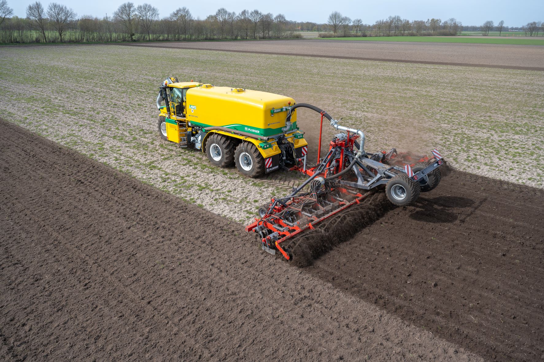 Evers Toric XL 1200 slurry disc injector - slurry incorporation across a large working width