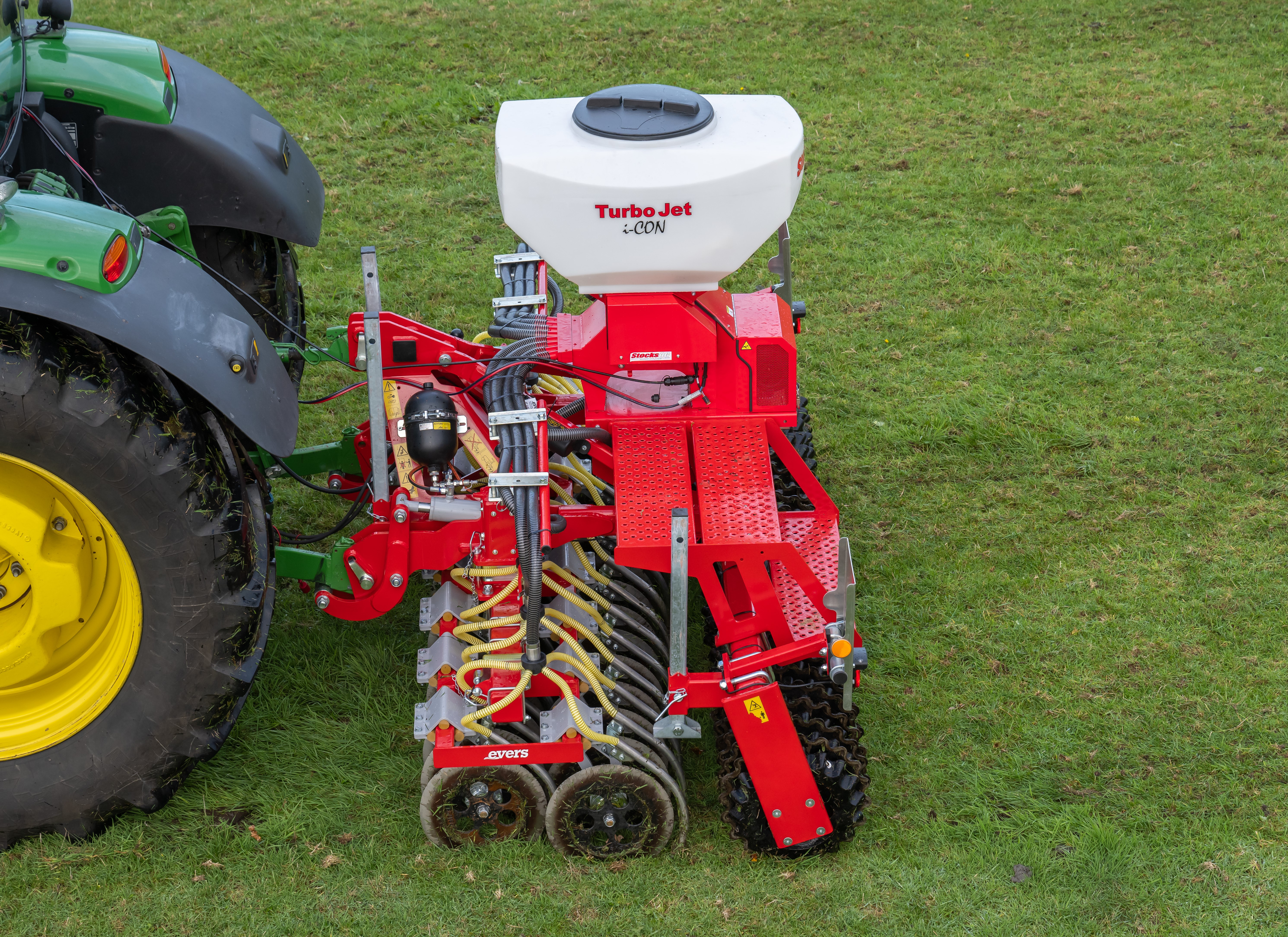 Evers Dartmoor Combi single disc seeder for overseeding grassland and seeding cropland